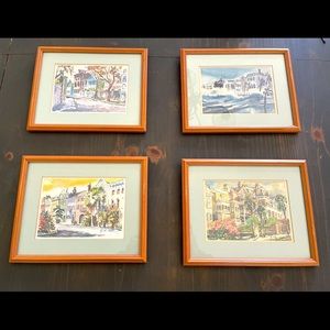 Charleston SC Watercolor Virginia Fouche Bolton